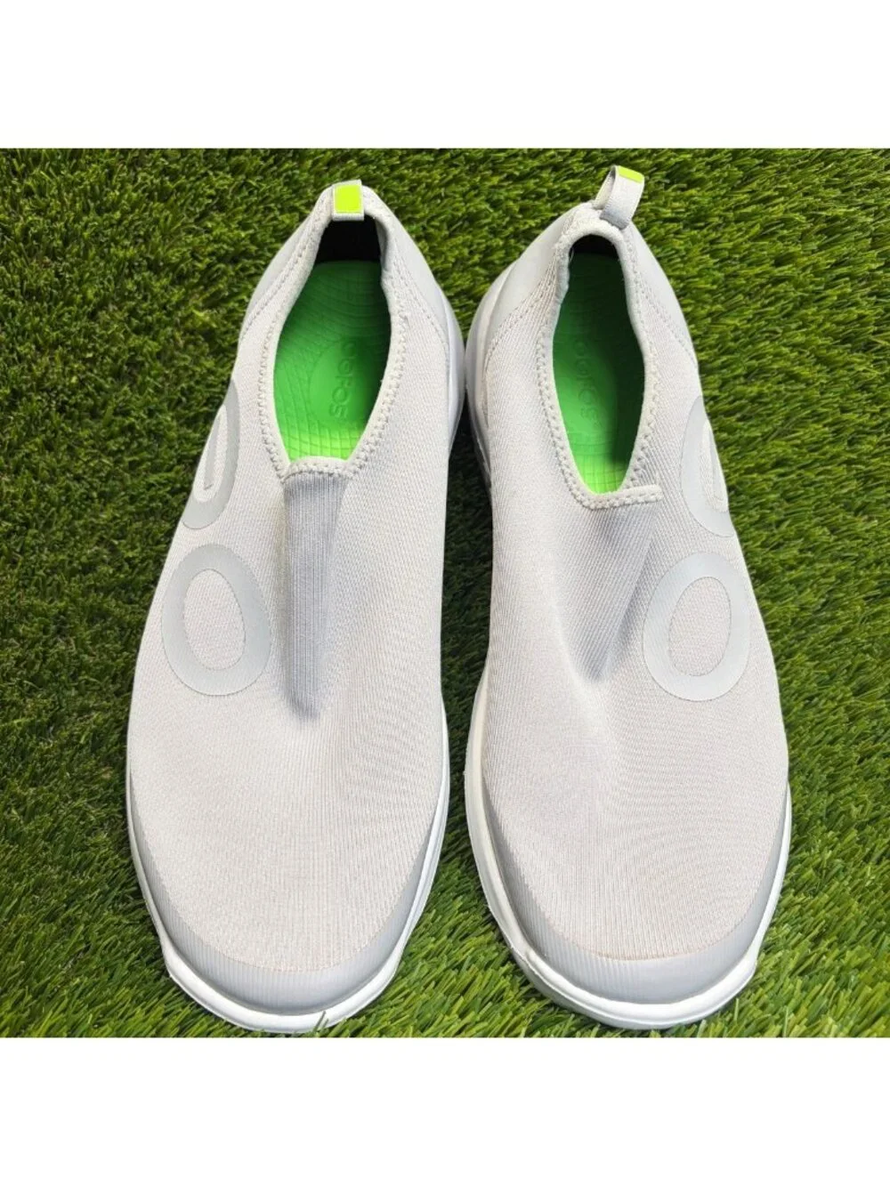 Oofos OOmg Sport Low Mens Size 13 Gray Athletic Walking Slip On Recovery Shoes
